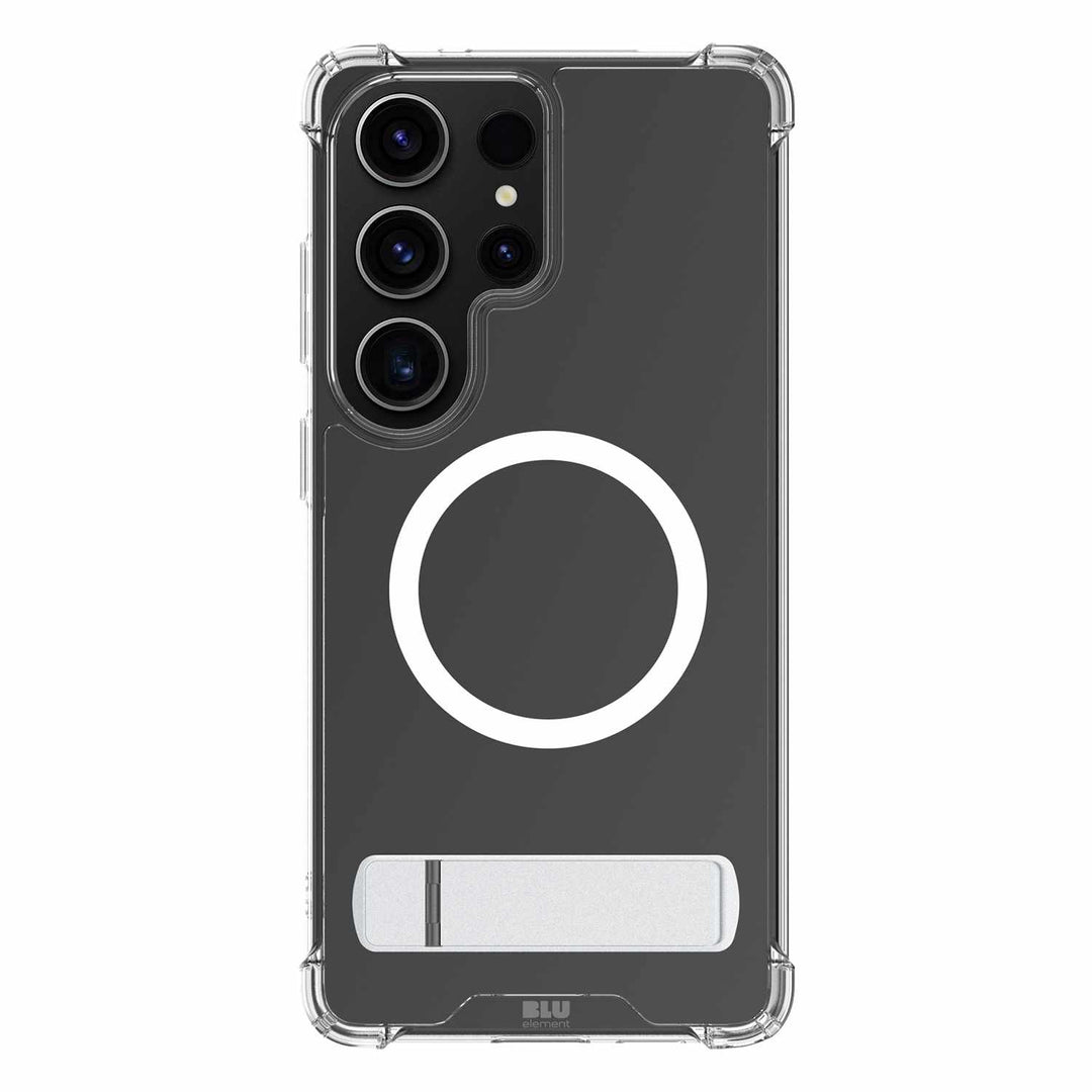 Blu Element | Dropzone Rugged Kickstand Case w/Magnets for Samsung Galaxy S26 Ultra - Clear | BEDZKSS263