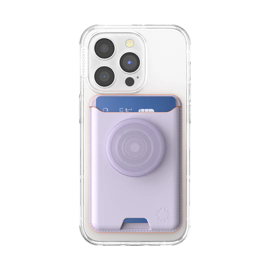 Popsockets | Softgoods PopWallet+ for MagSafe with Adapter - Pale Lavender | 123-0522