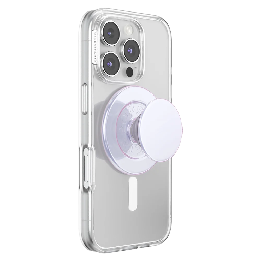 Popsockets | PopGrip for MagSafe Round with Adapter - Iridescent White | 809055