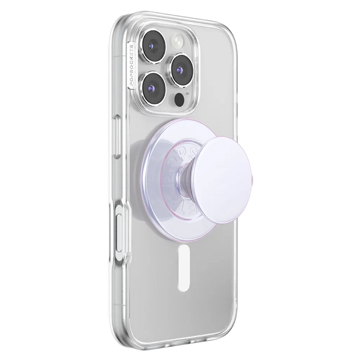 Popsockets | PopGrip for MagSafe Round with Adapter - Iridescent White | 809055