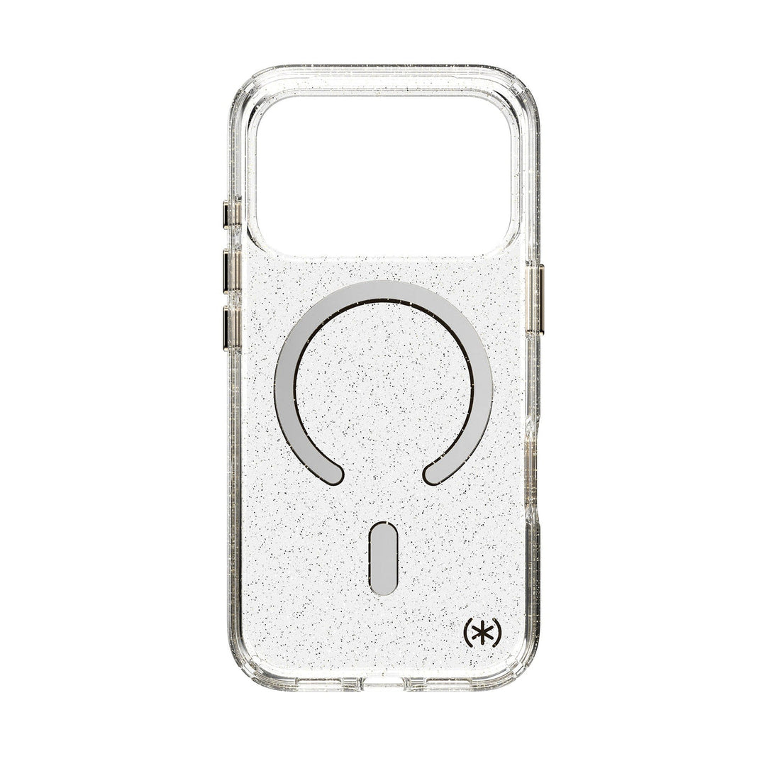 Speck | Presidio Lux + C-Magsafe  iPhone 18 Pro / 17 Pro with Camera Control  - Gold Glitter | 151106-9221