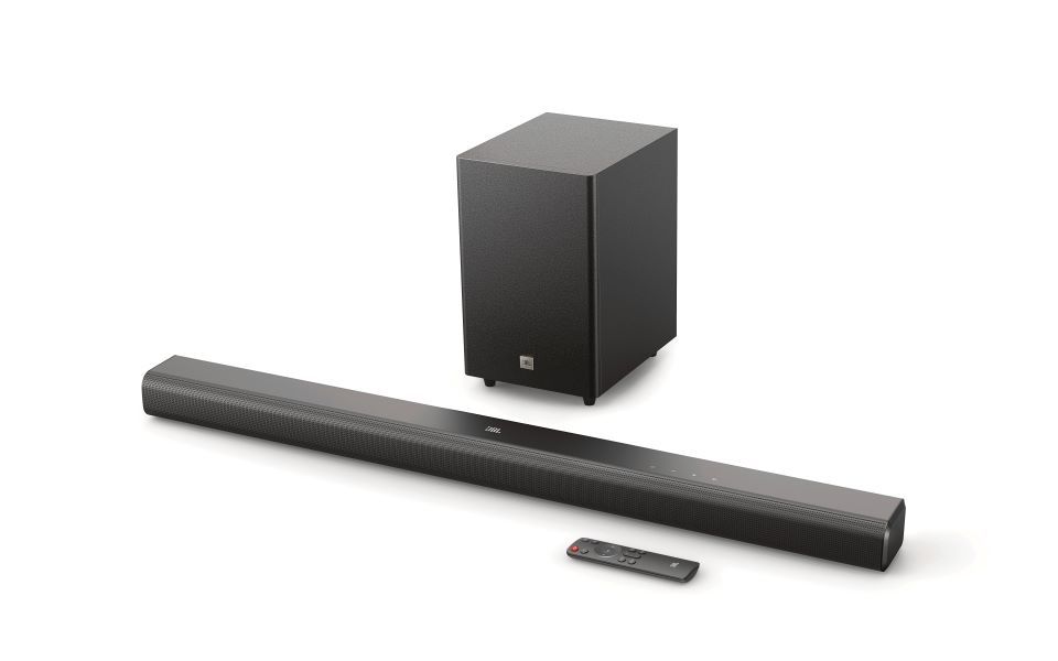 JBL | Cinema Bar SB550 3.1 Channel Soundbar with Wireless Subwoofer - Black | JBLSB550BLKAM