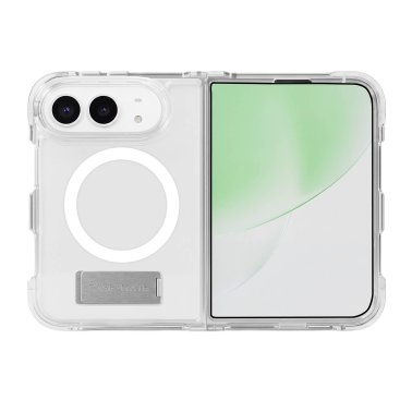 Case-Mate | Tough Plus MagSafe iPhone Duo  w/Stand Case - Clear | CM061218