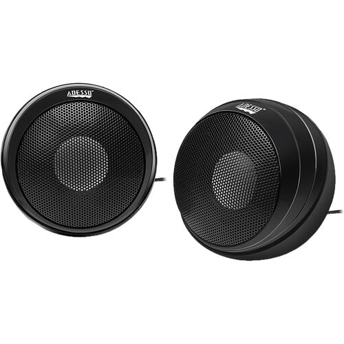 Adesso | Xtream S4 USB-Powered Desktop Speaker 5W x 2 - Black | XTREAM S4