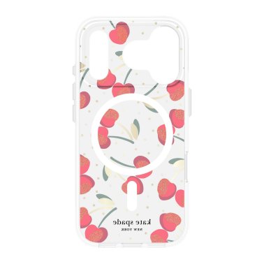 Kate Spade | Protective MagSafe iPhone 17 Pro Case - Cherry Dot | KS057316