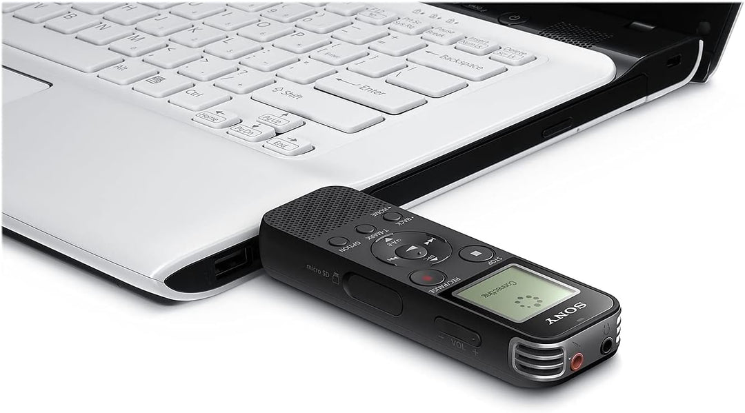 Sony | Stereo Digital Voice Recorder with Built-in USB, 4 GB | ICD-PX470