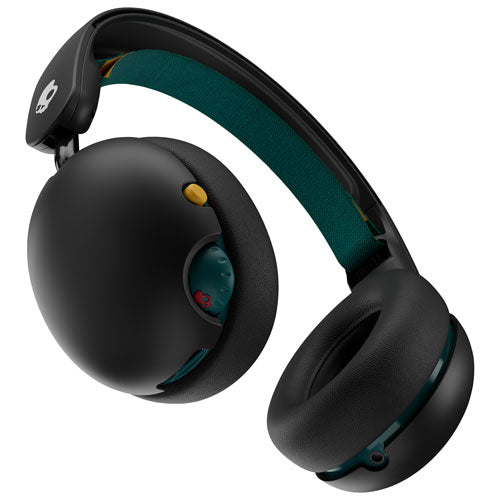 Skullcandy | Grom Wireless Over-Ear Sound Isolating Bluetooth Kids Headphones - Black Verdigris