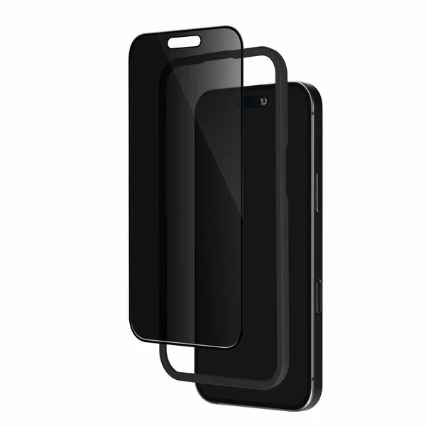 Blu Element | Privacy Tempered Glass Screen Protector w/Installation Kit iPhone 16 Pro Max | 118-2808