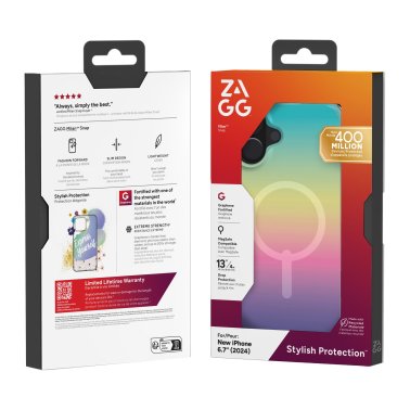 ZAGG | Milan Graphene Snap Case iPhone 16 Plus - Iridescent | 15-13411