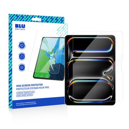 Blu Element | Tempered Glass Screen Protector for iPad Pro 11 2025 (6th Gen)/iPad Pro 11 2024 (5th Gen) | 118-2764