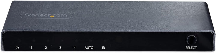 StarTech | 4-port 8K HDMI 2.1 Switcher 4K 120Hz HDR10+, 8K 60Hz UHD, HDMI Switch 4 in 1 Out | 4PORT-8K-HDMI-SWITCH