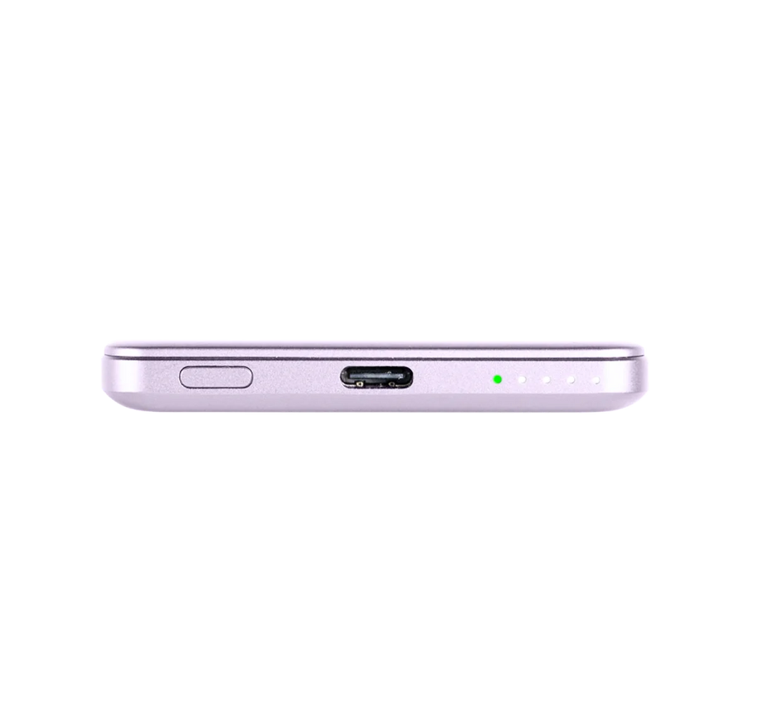 LOGiiX | Piston Power 5000 mAh Aluminum Power Bank - Lavender | LGX-13669