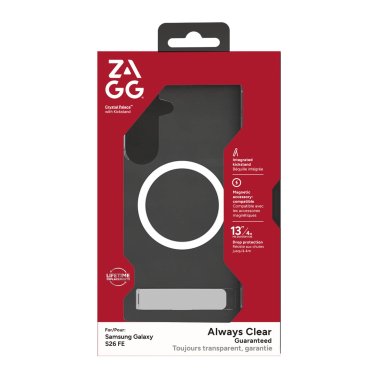 ZAGG | Graphene Crystal Palace Snap Kickstand Case Samsung Galaxy S26 FE - Clear | 702322545