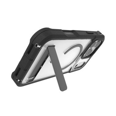 ZAGG | Graphene Rainier Snap Kickstand Case iPhone 17 Pro Max - Clear/Black |  702320833
