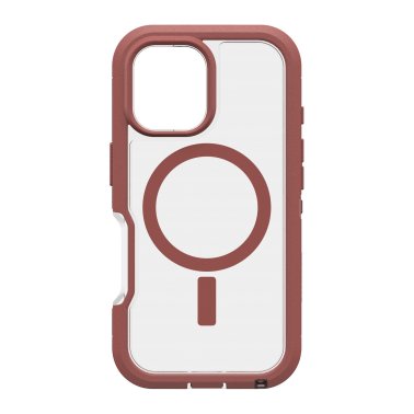 OtterBox | Defender XT Pro w/ MagSafe Series Case iPhone 16 - Clear /Red Dust Bowl | 77-96083