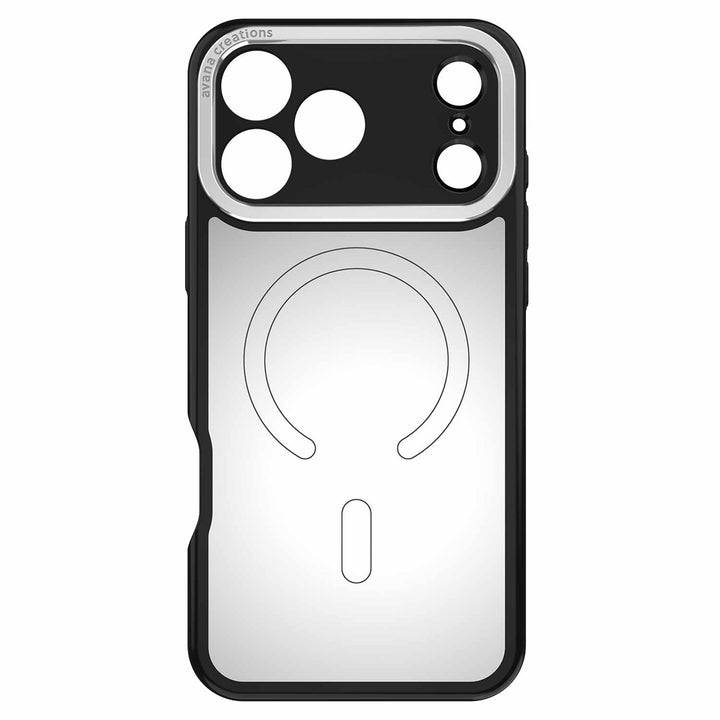 Avana | Glim MagSafe Case Ash for iPhone 17 Pro Max - Clear/Black | AP7UAVRMRBLCK