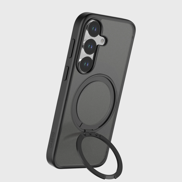 Caseco | Hybrid Case With Built-in MagSafe Ring Holder Samsung Galaxy S26 - Black | C21F3-01