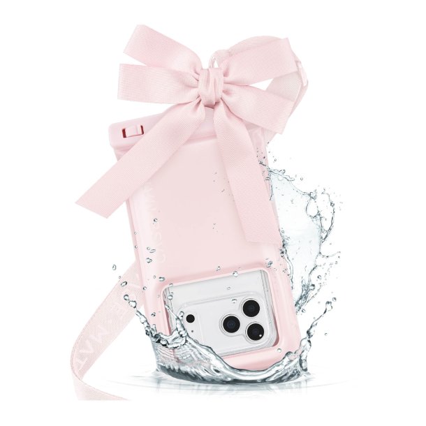 Case-Mate | Universal Waterproof Floating Bow Pouch - Ballet Pink | CM056602