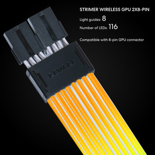 Lian-Li | Strimer Wireless 2x8-Pin GPU ARGB Cable | PW8-1W