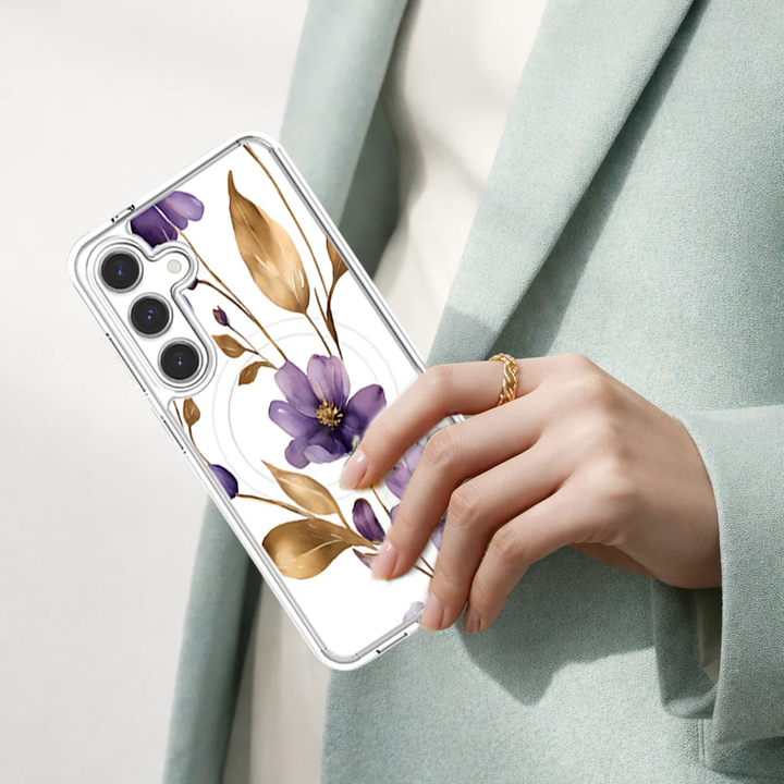 Caseco | Case for Samsung S26 - Purple Wildflower | ED24F3-PW