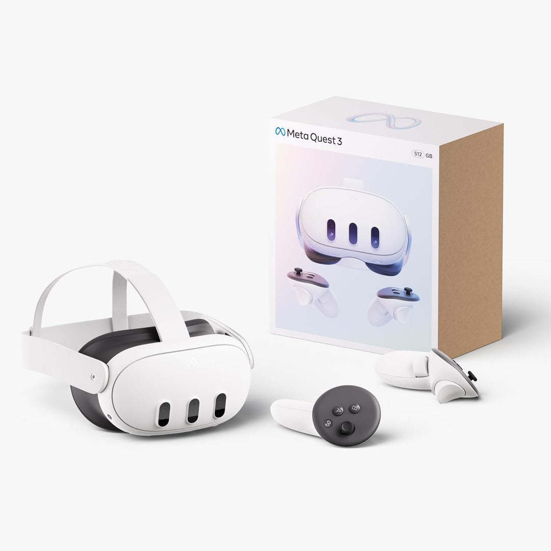 Meta | Quest 3 512GB VR Headset with Touch Plus Controllers & Batman: Arkham Shadows