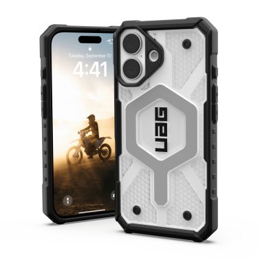 UAG | Pathfinder MagSafe Case iPhone 16 - Clear Ice | 15-13321