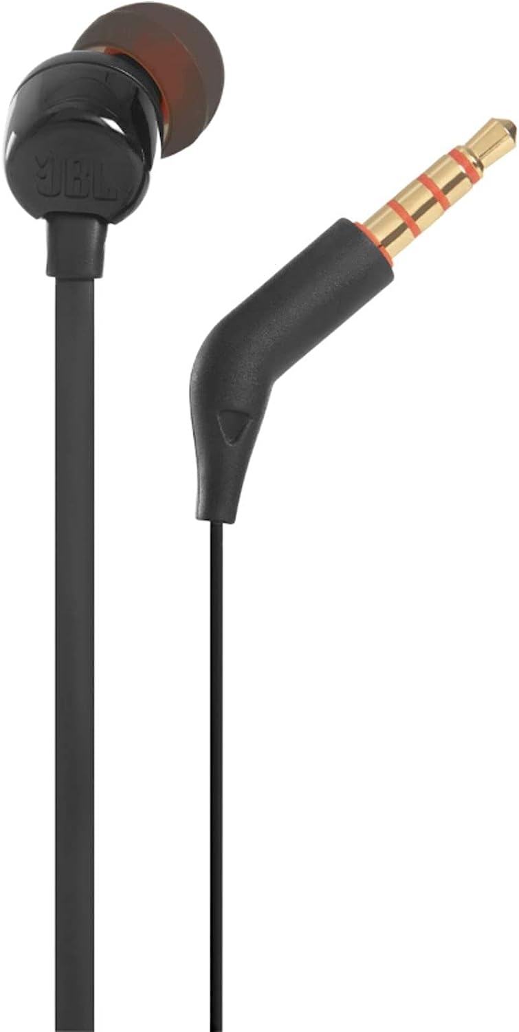 JBL | T110 Wired In-Ear Sound Isolating Headphones - Black | JBLT110BLKAM
