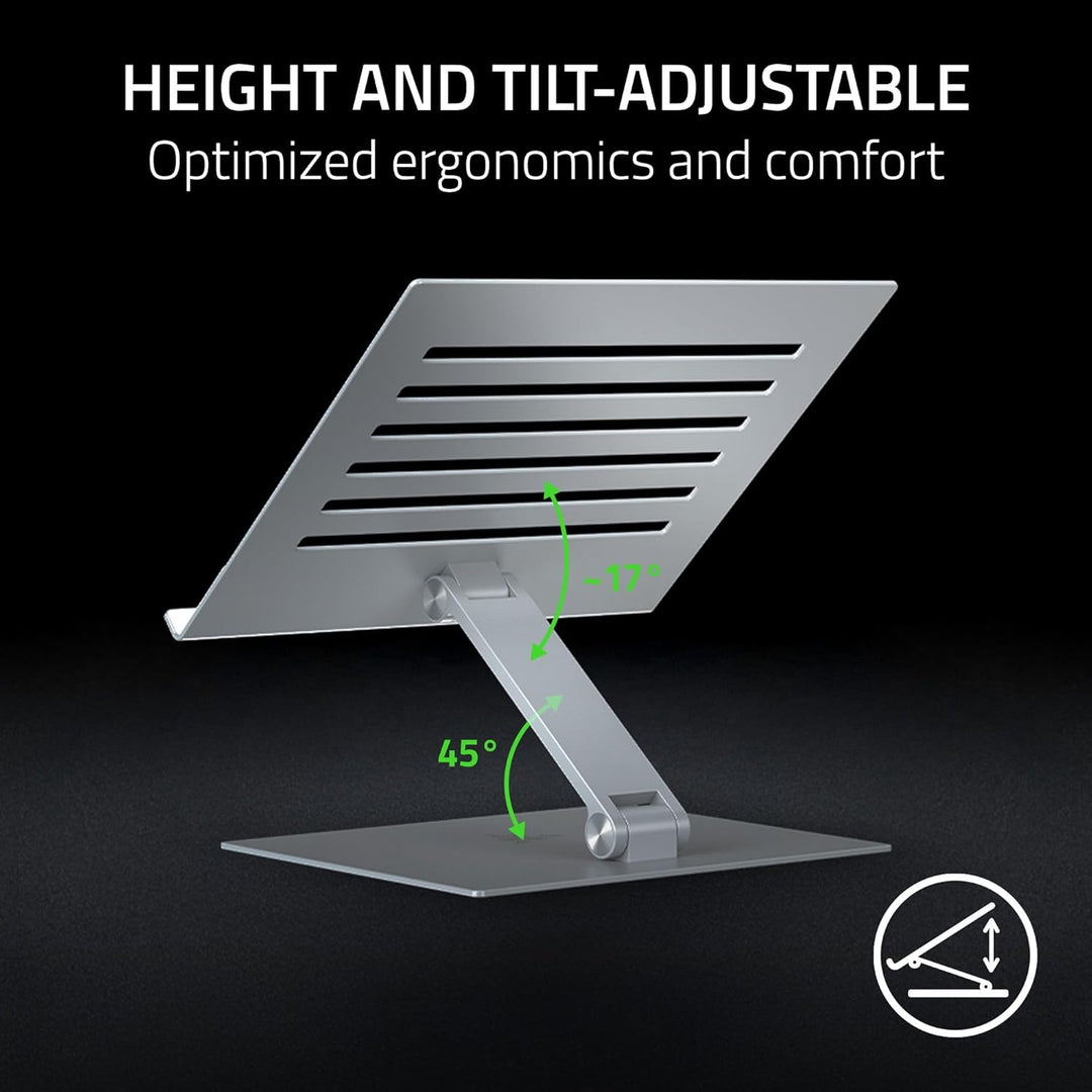 Razer | Adjustable Laptop Stand - Mercury | RC21-02330200-R3U1