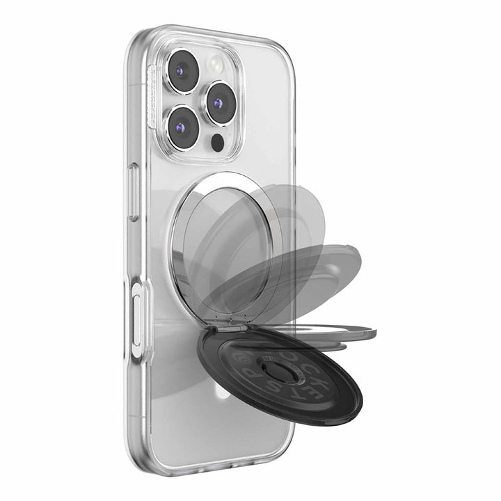 Popsockets | PopGrip Kick Out for MagSafe Round with Adapter - Black |123-0577