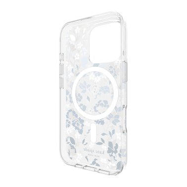 Kate Spade | Protective Prints MagSafe Case iPhone 16 Pro - Flowerbed - Blue | 15-13262