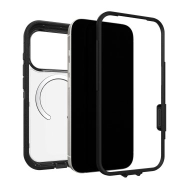 OtterBox | Defender Pro XT iPhone 17 Pro w/MagSafe + Camera Control Case - Black Dark Side | 77-98459