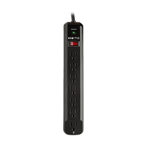 Tripp Lite | Protect It 7-Outlet Surge Protector 12 ft. Cord - Black | TLP712B