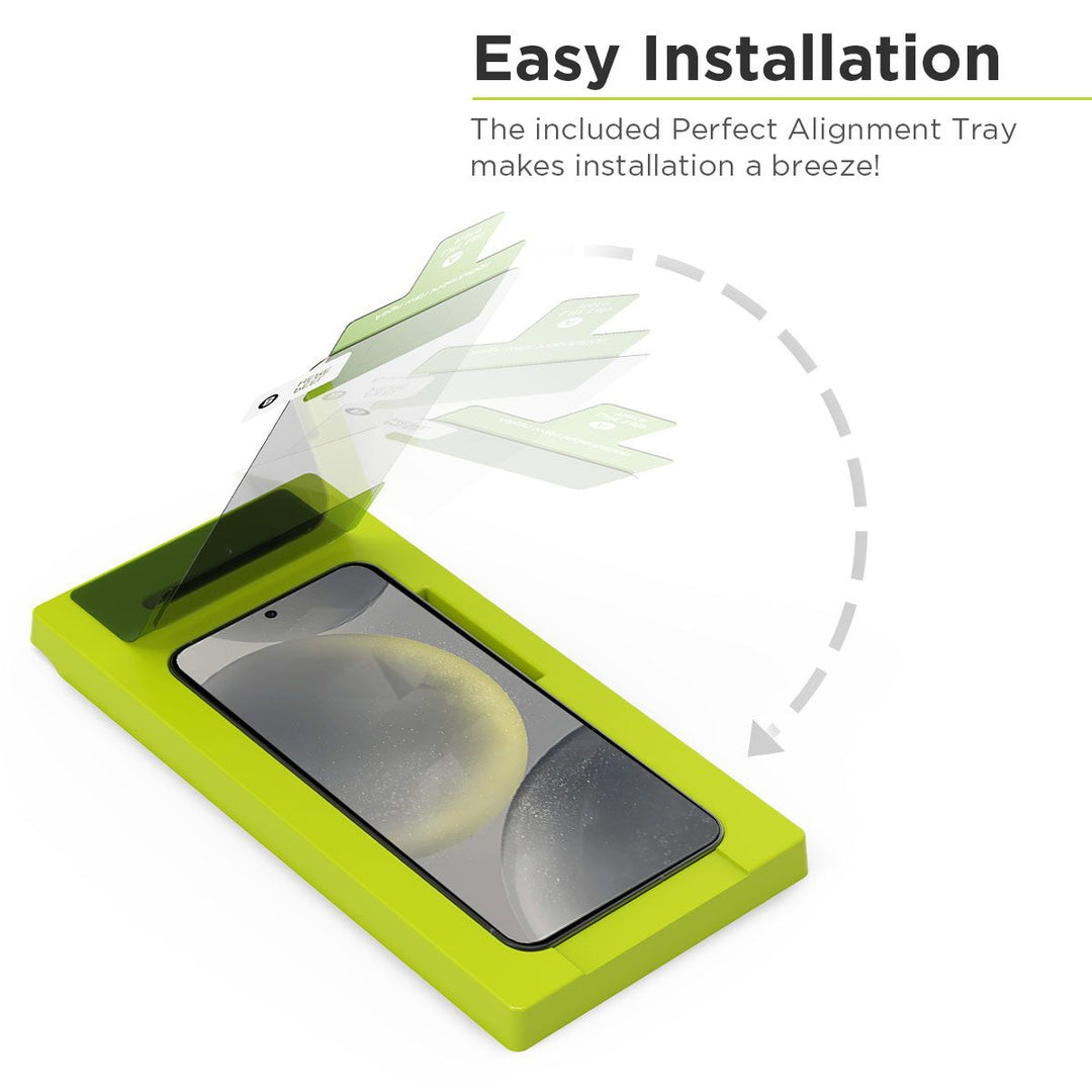 PureGear | Samsung Galaxy S24+ PureGear HD Ultra Clear Tempered Glass Screen Protector w/Applicator Tray | 15-12421