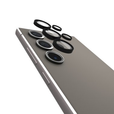 //// Case-Mate | Aluminum Ring Glass Lens Protector Samsung Galaxy S24 Ultra - Black | 15-12353