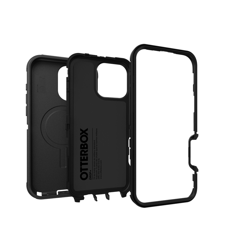 OtterBox | Defender Pro w/ MagSafe Series Case iPhone 16 Pro - Black | 15-12950
