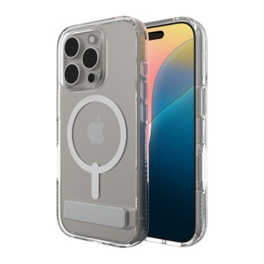ZAGG | Crystal Palace GrapheneSnap Kickstand Case iPhone 16 Pro - Clear | 15-13417