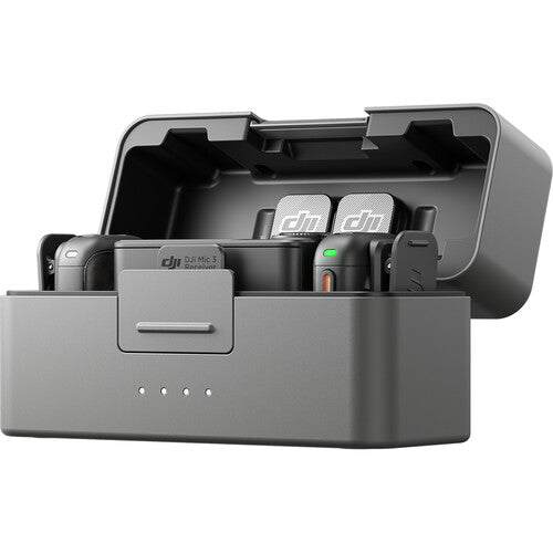 DJI | Mic 3 Compact Wireless Microphone System/Recorder for Camera & Smartphone  (2 TX + 1 RX + Charging Case) | CP.RN.00000480.01