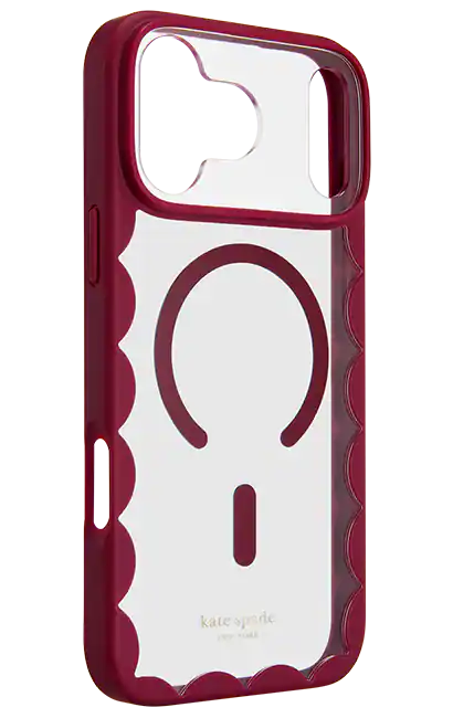 Kate Spade | Scallop MagSafe iPhone 18 Pro Max/17 Pro Max - Cherry Glaze | KS061182