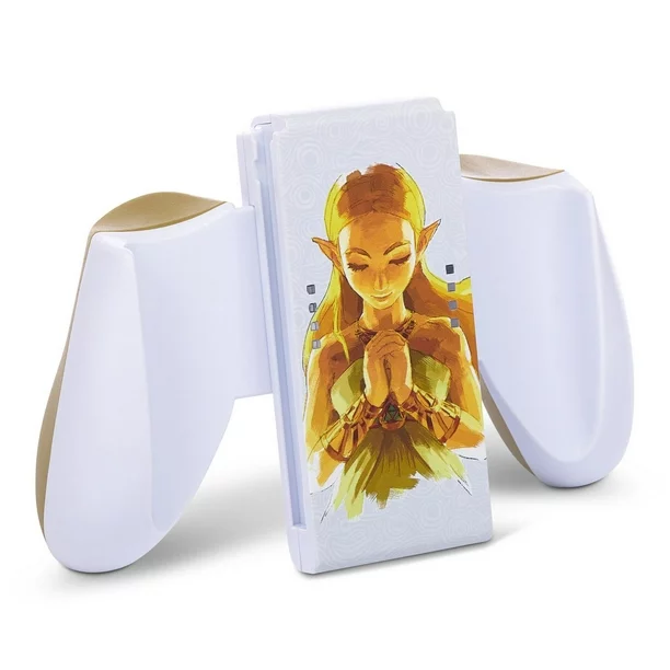 PowerA | Joy-Con Comfort Grip for Nintendo Switch - Princess Zelda (White)  | NSAC0059-01