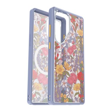 Otterbox | Symmetry Clear Magnets Series Case Samsung Galaxy S25 Ultra -  Purple Wildflower | 77-97693