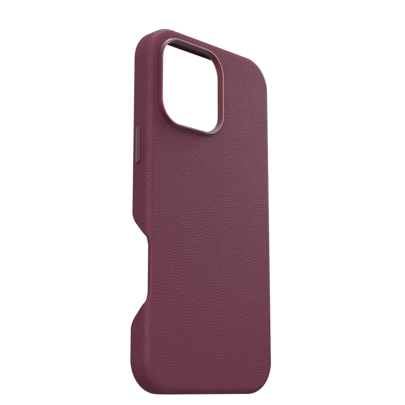 OtterBox | Symmetry Cactus Leather iPhone 16 Pro Max - Foxberry (Pink) | 77-96327