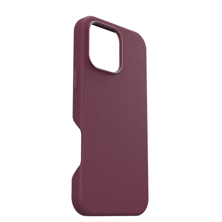 OtterBox | Symmetry Cactus Leather iPhone 16 Pro Max - Foxberry (Pink) | 77-96327