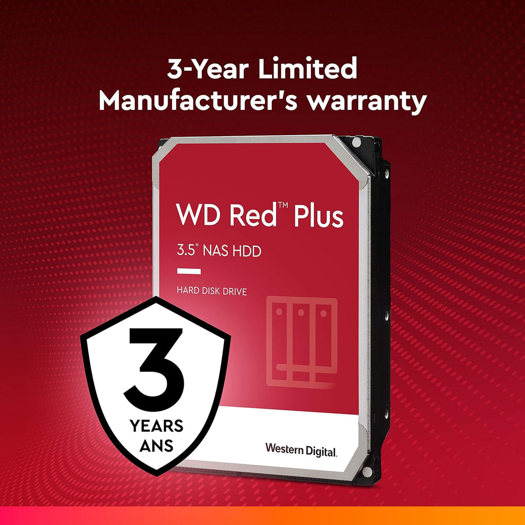 WD | Red 3.5-inch, 8TB, SATA-6Gb/s, 256MB Cache, 5400-RPM, 3 years Limited warranty | WD80EFAX