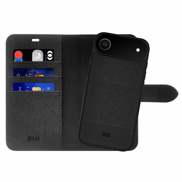 Blu Element | Folio 2-in-1 iPhone 17 Air Case - Black | BEF217B4