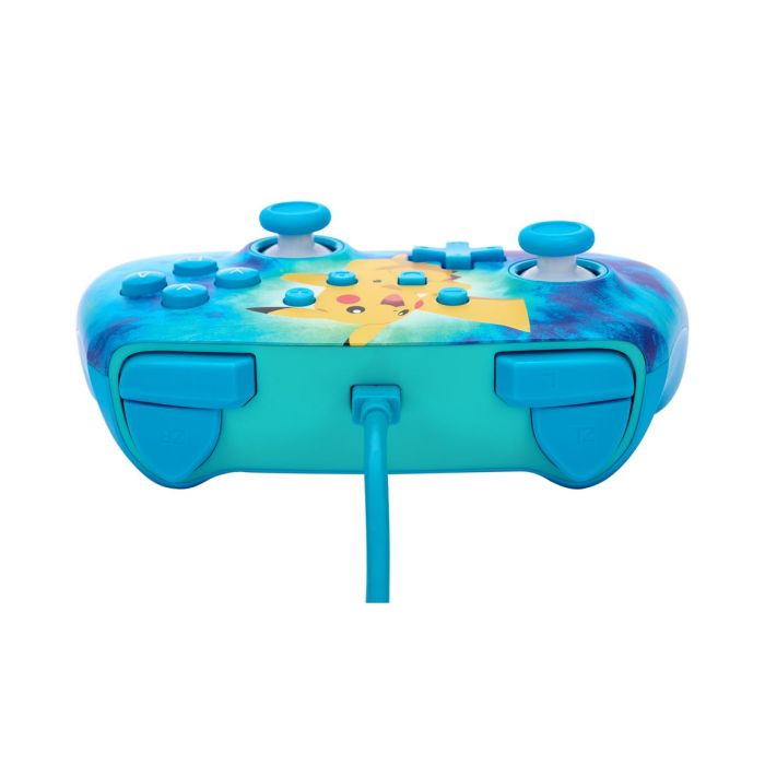 PowerA | Enhanced Wired Controller for Nintendo Switch - Tie Dye Pikachu (Blue) | NSGP0090-01