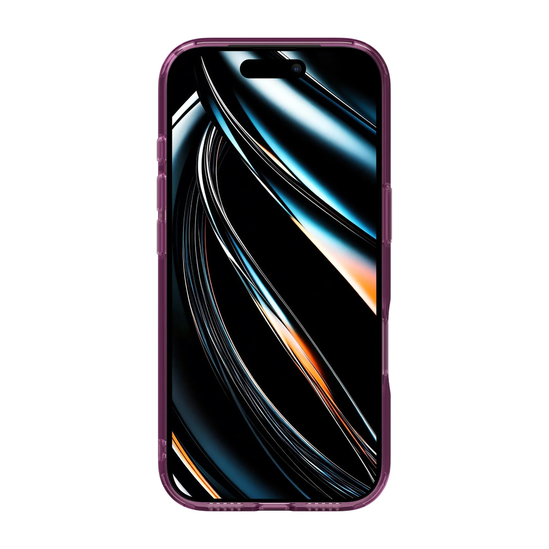 LAUT | CRYSTAL FLURO for iPhone 18 Pro Max/17 Pro Max - Clear Burgundy | L_IP26D_CF_PU
