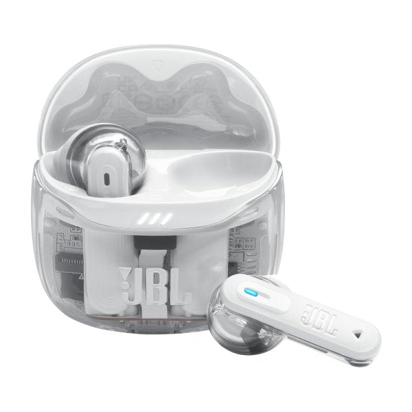 JBL | Tune Flex 2 True Wireless Noise Cancelling Earbuds - Ghost White | JBLTFLEX2GWHTAM