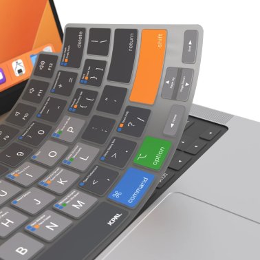 JCPal | VerSkin MacOS Shortcuts Keyboard Protector MacBook Pro 14 (2021), MacBook Pro 16 (2021) | 15-14177