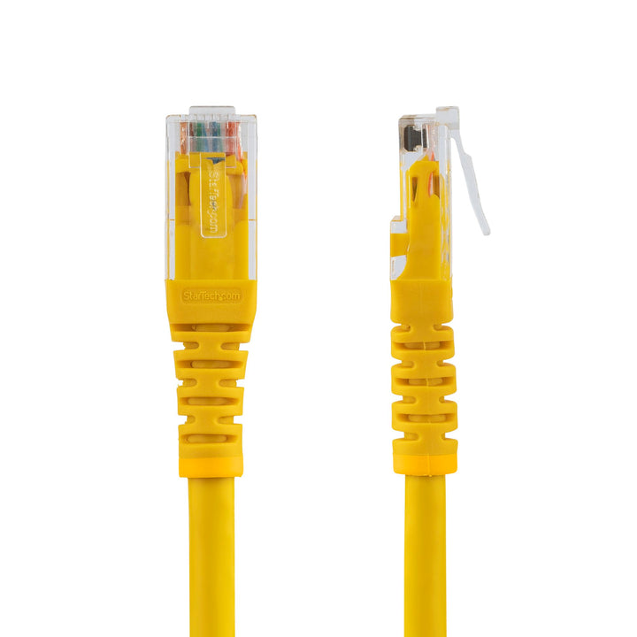 Startech | Cat6 Molded Ethernet Cable (650mhz 100w Poe Rj45 Utp) 10ft/3m - Yellow | C6PATCH10YL