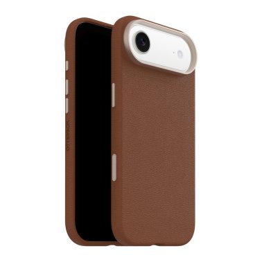OtterBox | Symmetry Cactus Leather w/MagSafe iPhone 17 Air + Camera Control Case - Desert Saddle | 77-99032